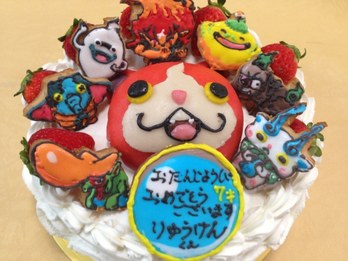 ジバニャンとその仲間たち キャラクターケーキ お祝いケーキ 新着情報 福岡 大宰府のパフェ レストラン ノエルの樹